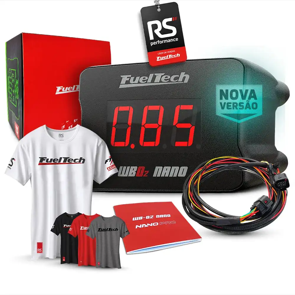 Wideband Nano + Chicote 4.9 Para Motor Dianteiro