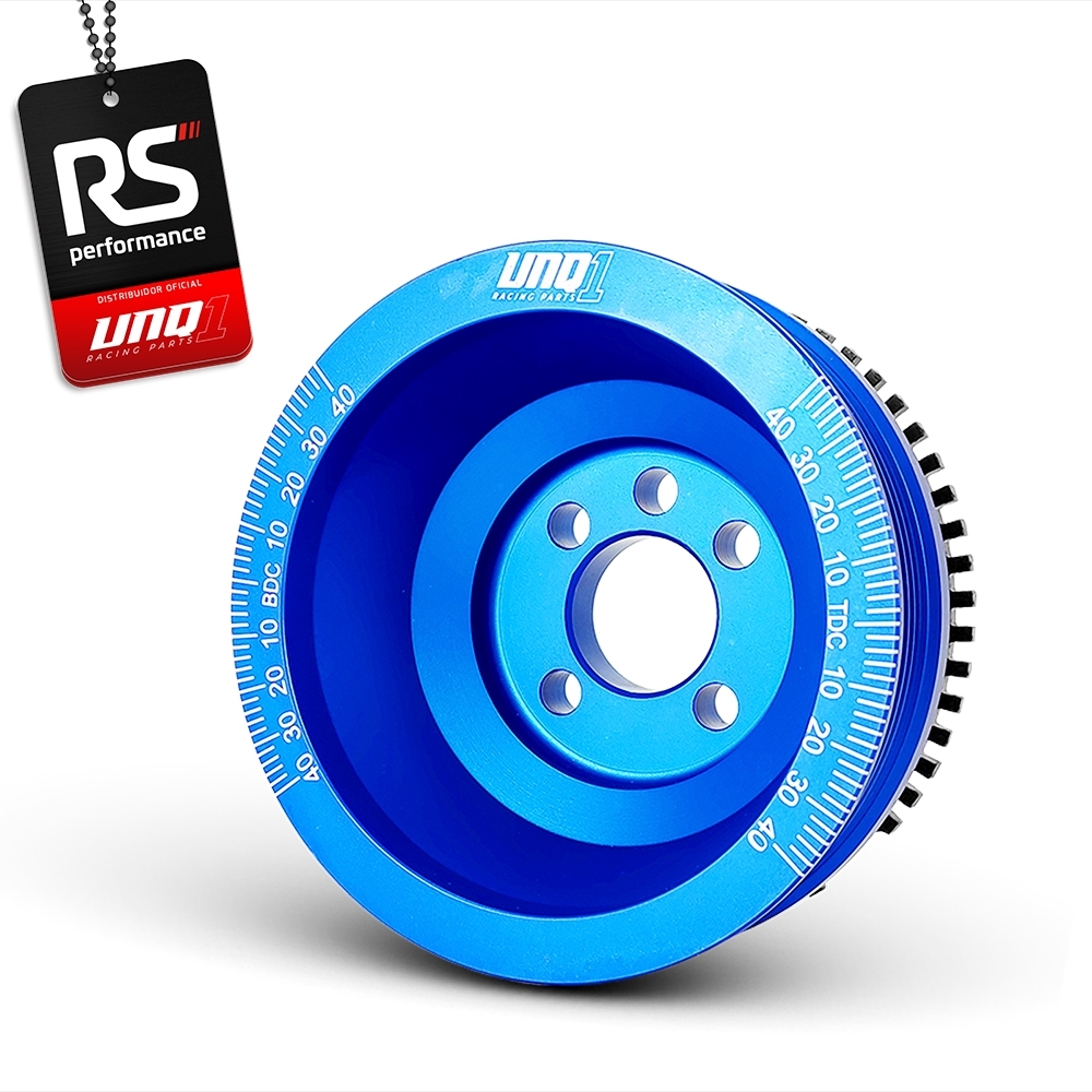 Polia Roda Fonica Poly V Sextavada Racing Ap 8v 125mm