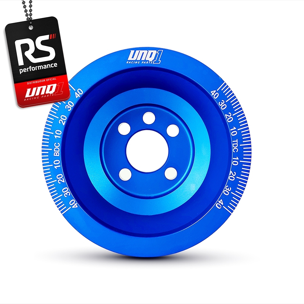 Polia Roda Fonica Poly V Sextavada Racing Ap 8v 125mm