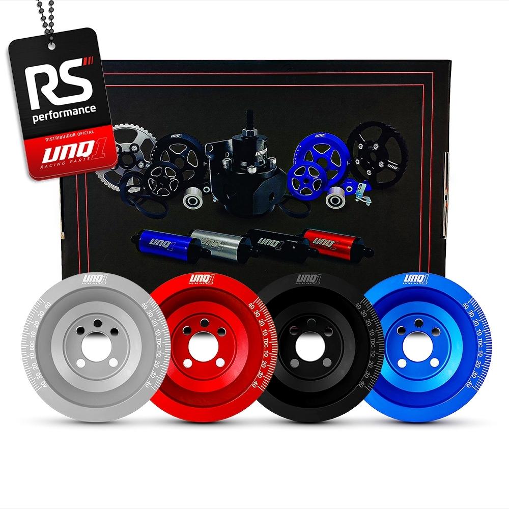 Polia Roda Fonica Poly V Sextavada Racing Ap 8v 125mm