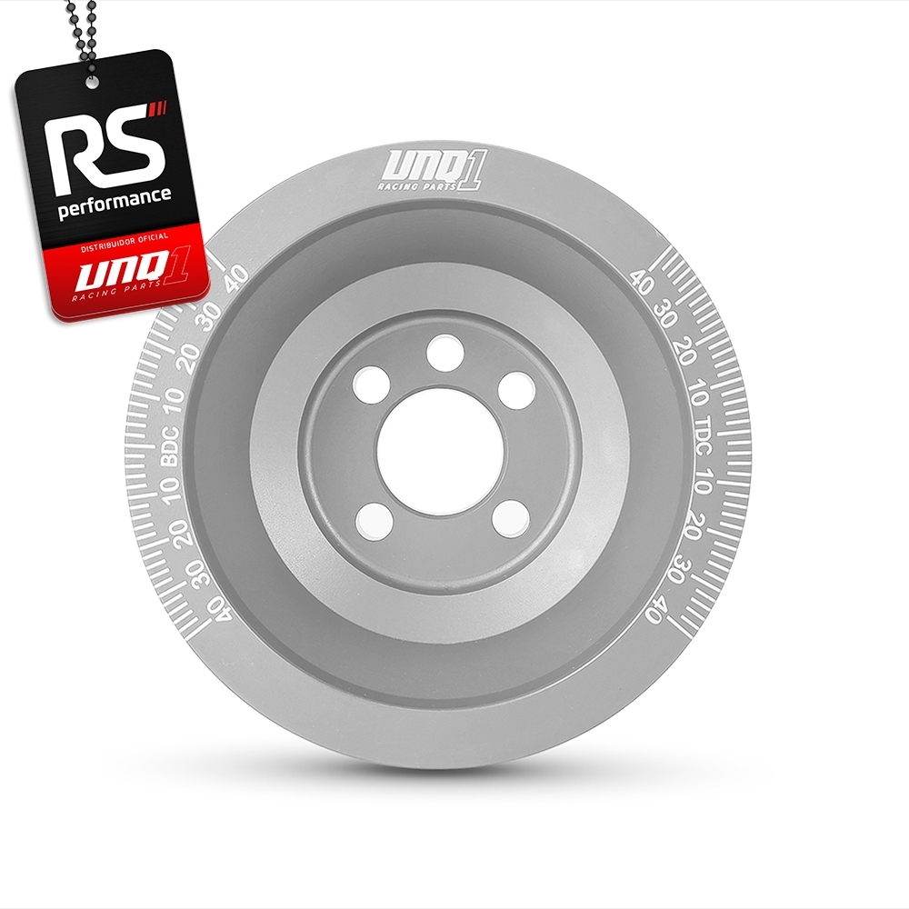 Polia Roda Fonica Poly V Sextavada Racing Ap 8v 125mm