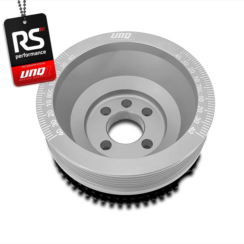 Polia Roda Fonica Poly V Sextavada Racing Ap 8v 125mm