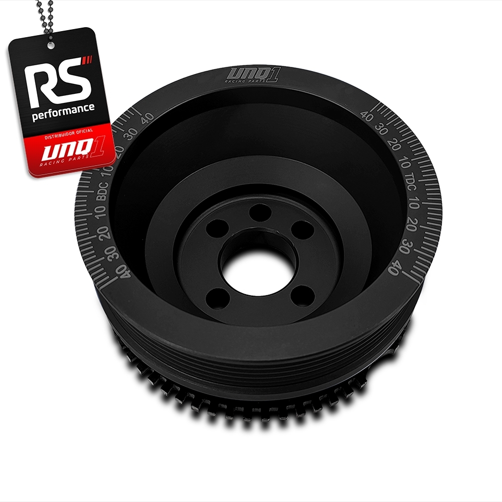 Polia Roda Fonica Poly V Sextavada Racing Ap 8v 125mm