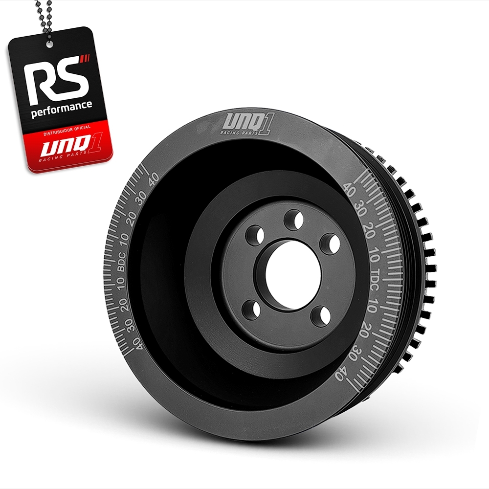 Polia Roda Fonica Poly V Sextavada Racing Ap 8v 125mm