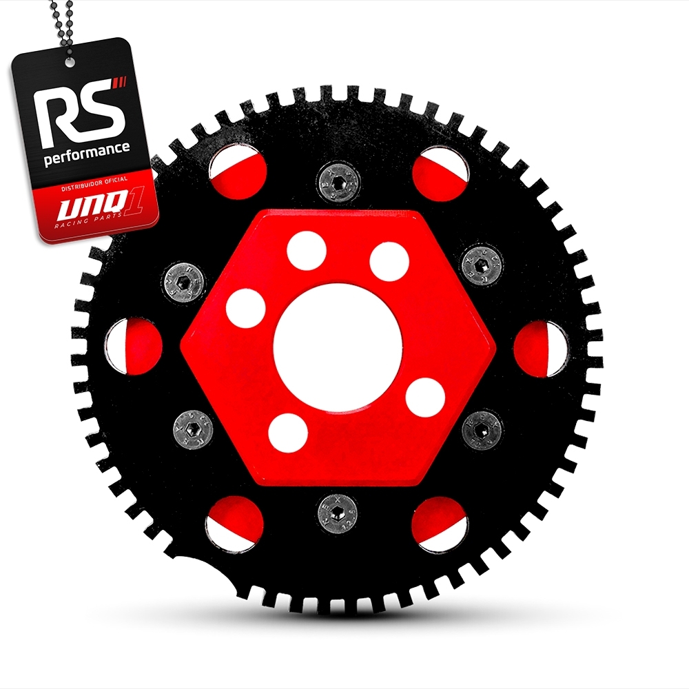Polia Roda Fônica 100mm Ap 8v Sextavada Correia Simples V