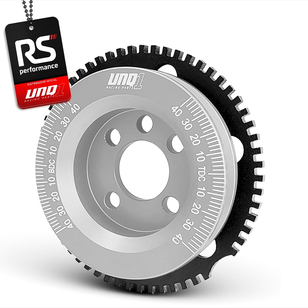 Polia Roda Fônica 100mm Ap 8v Sextavada Correia Simples V
