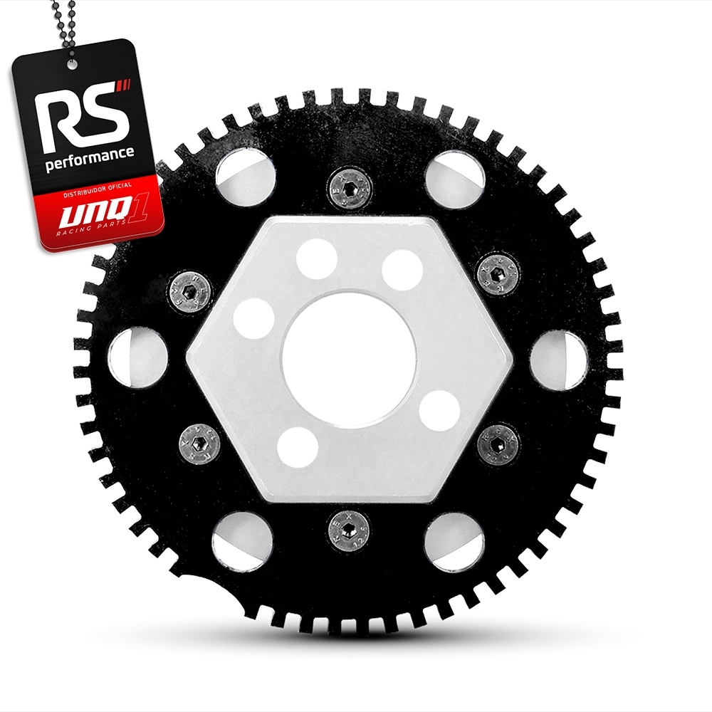 Polia Roda Fônica 100mm Ap 8v Sextavada Correia Simples V