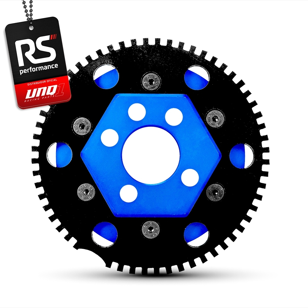 Polia Roda Fônica 100mm Ap 8v Sextavada Correia Simples V