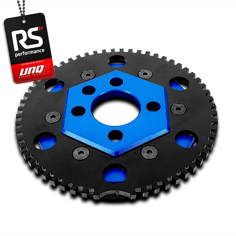 Polia Roda Fônica 100mm Ap 8v Sextavada Correia Simples V