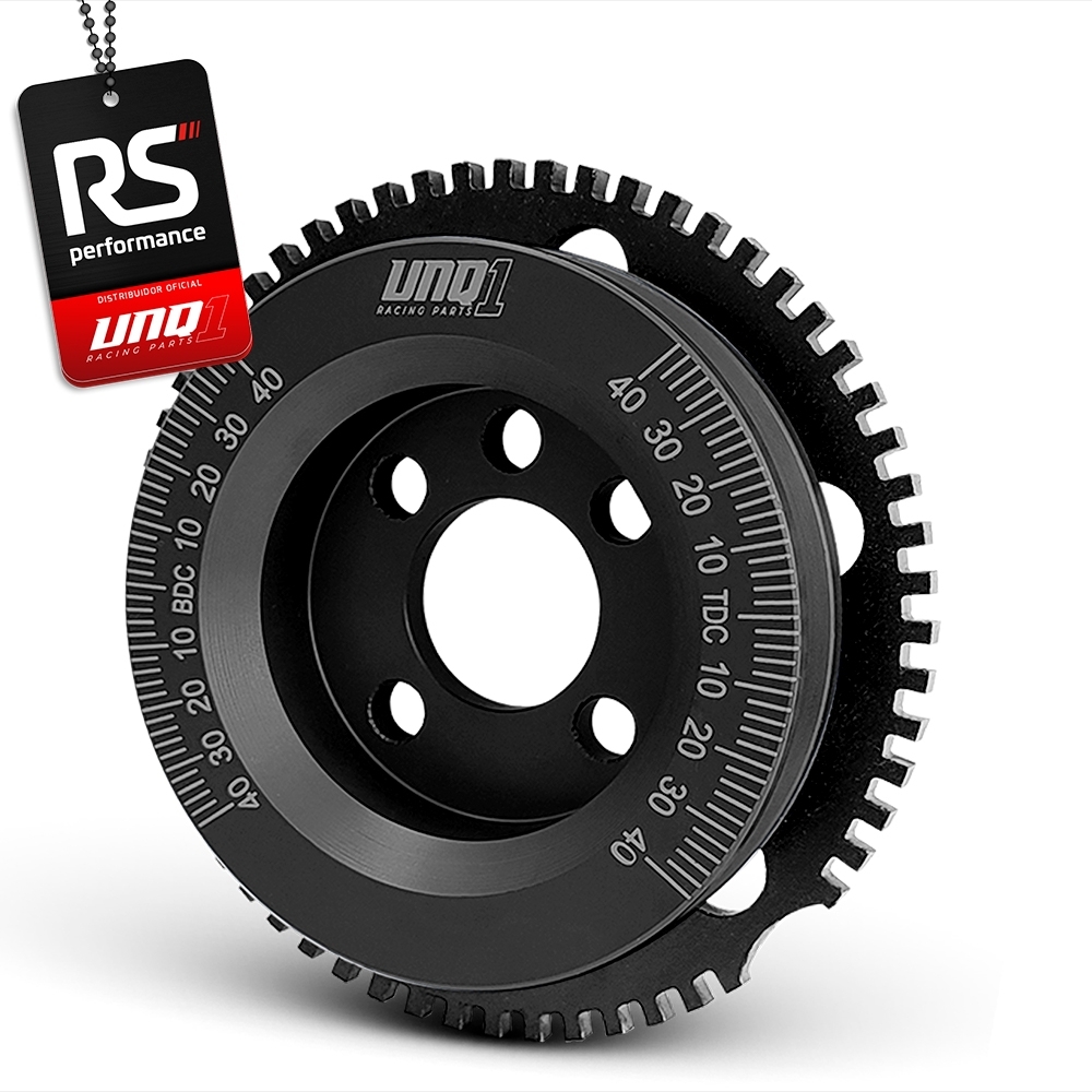 Polia Roda Fônica 100mm Ap 8v Sextavada Correia Simples V