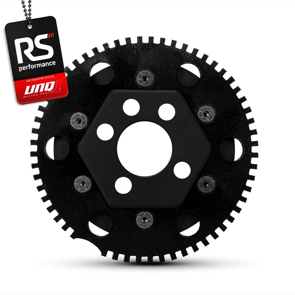Polia Roda Fônica 100mm Ap 8v Sextavada Correia Simples V