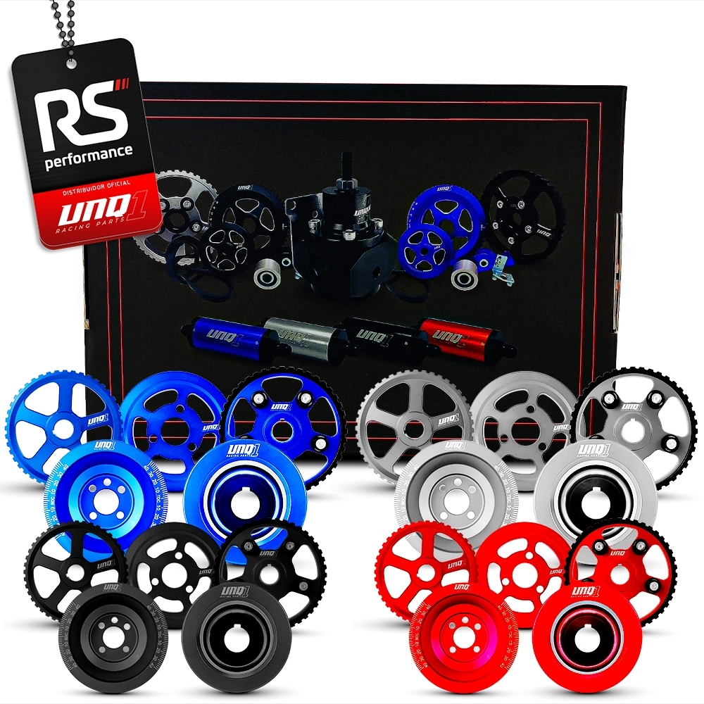 Jogo De 5 Polias Motor Ap 8v Billet Poli V Alternador Longo
