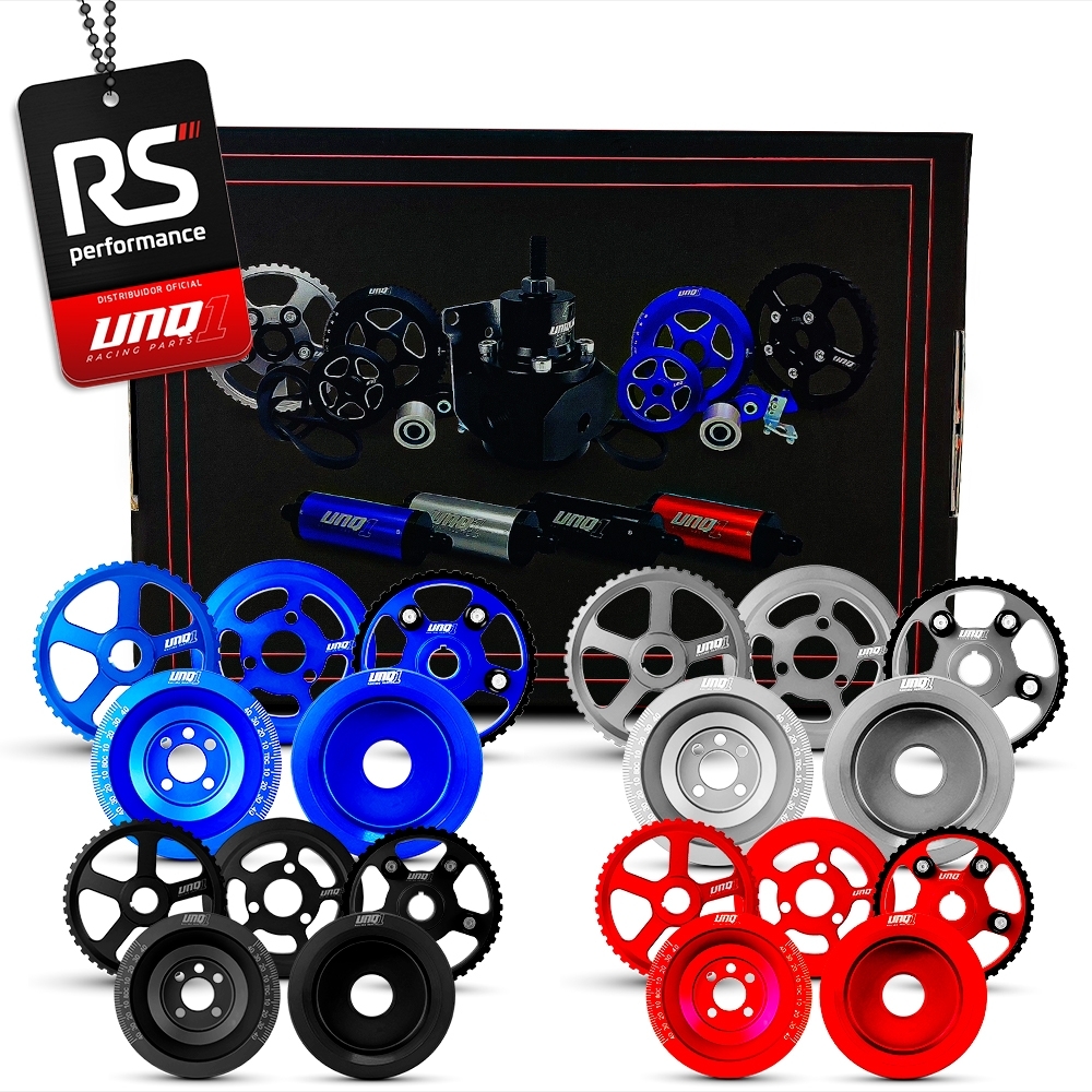Jogo De 5 Polias Motor Ap 8v Billet Poli V Alternador Curto