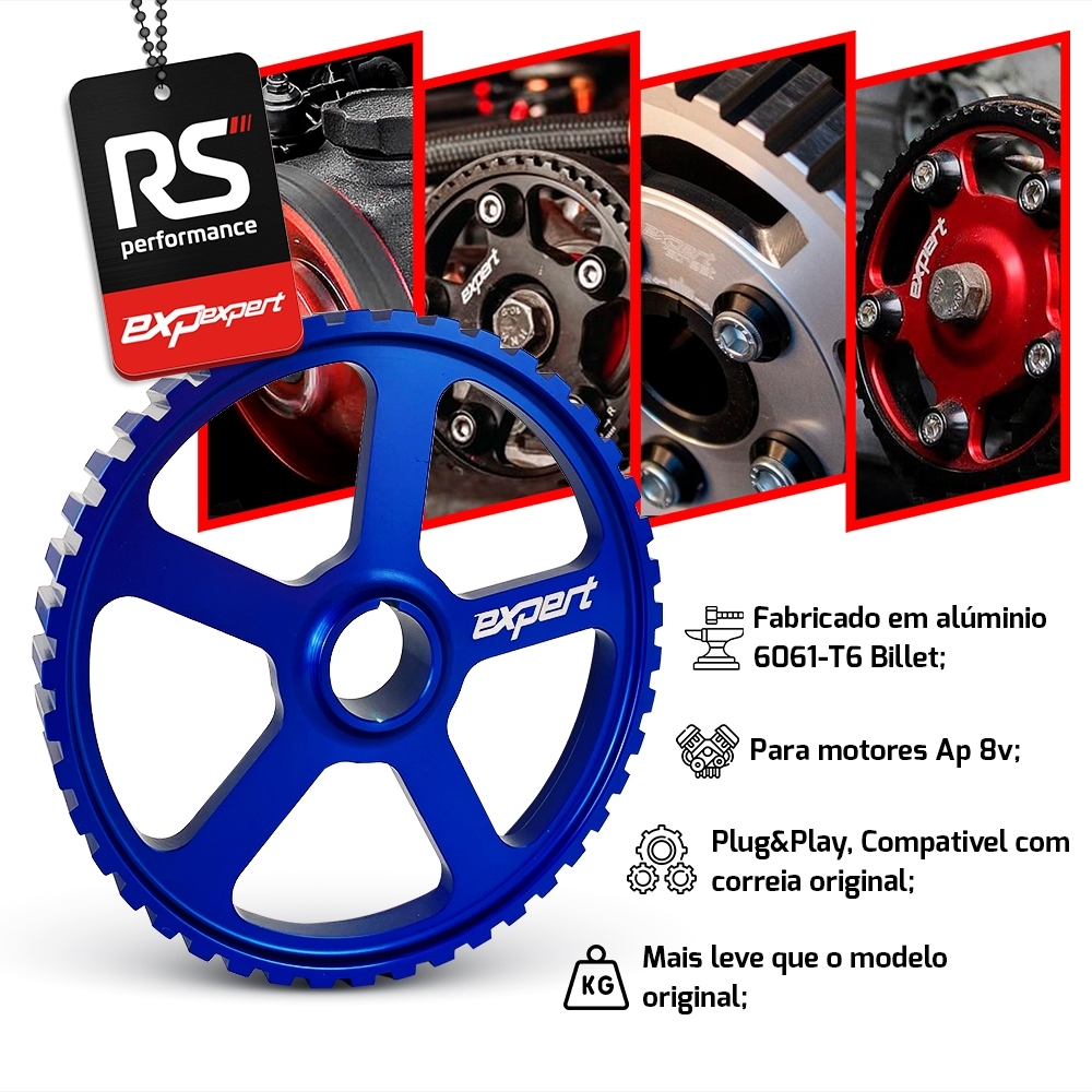 Polia Auxiliar Comando Vw Ap 8v Billet - Linha Race