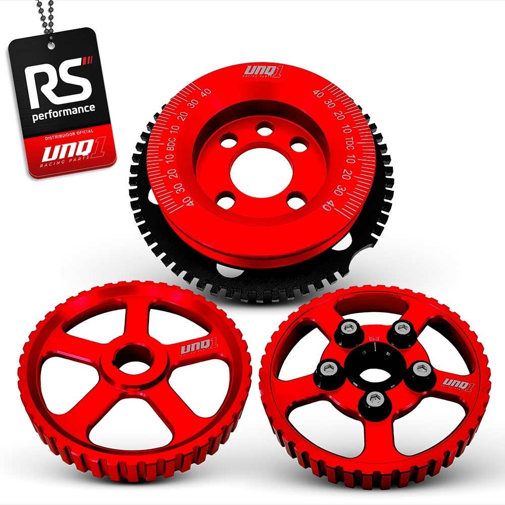 Jogo De 3 Polias Para Motor Ap 8v Billet Linha Street