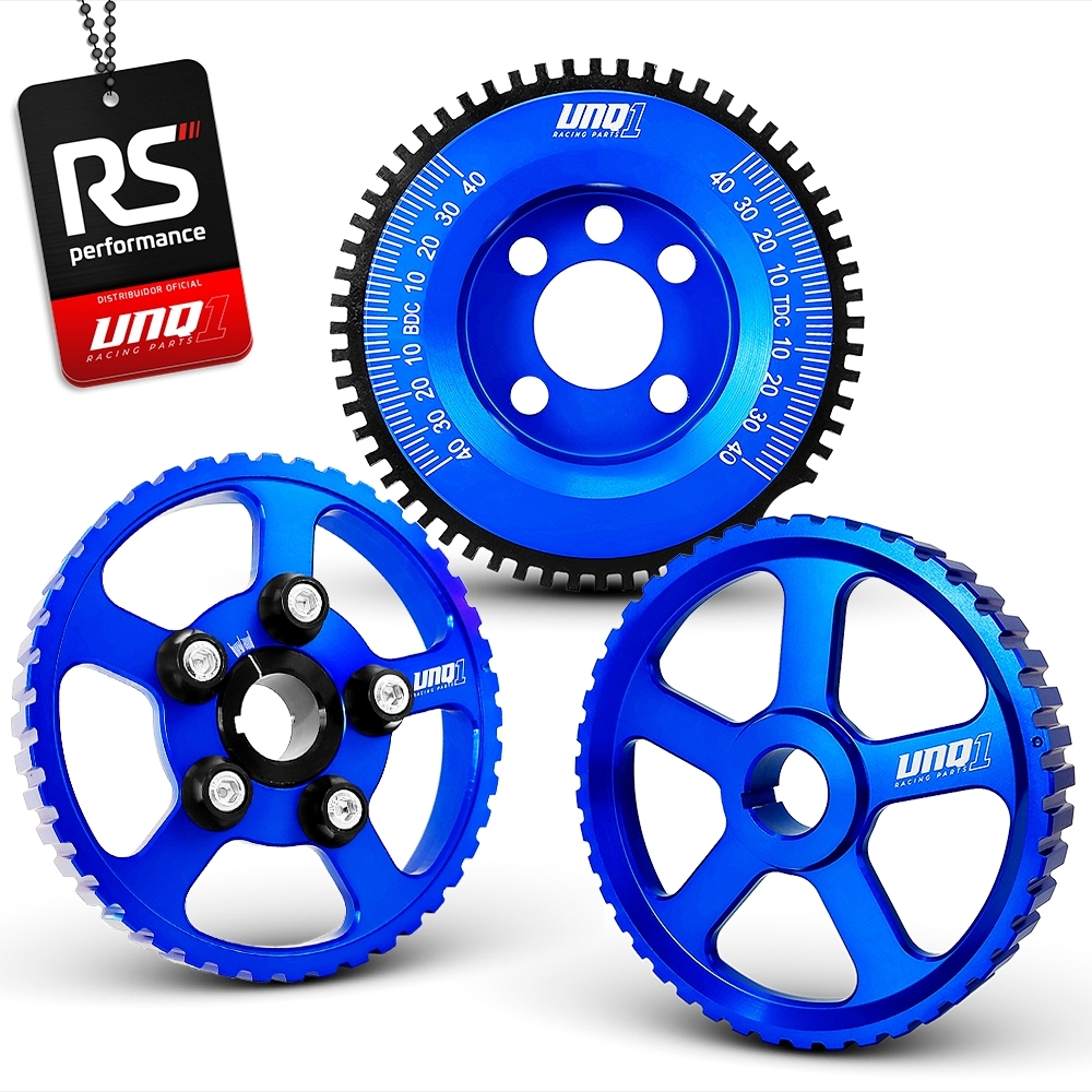 Jogo De 3 Polias Para Motor Ap 8v Billet Linha Street
