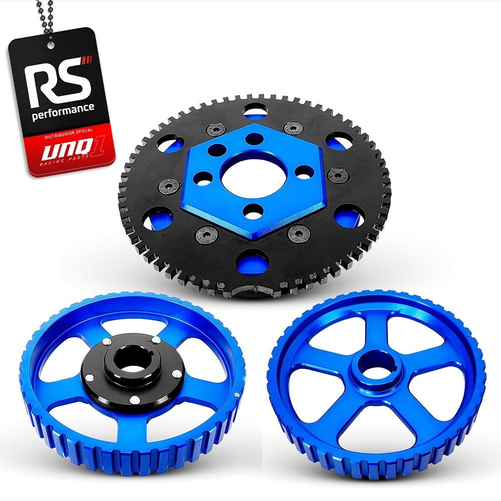 Jogo De 3 Polias Para Motor Ap 8v Billet Linha Street