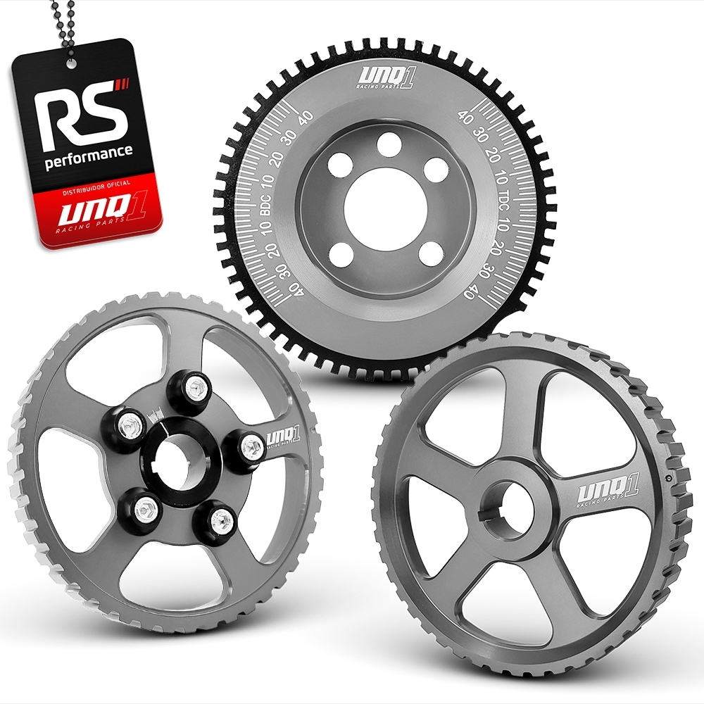 Jogo De 3 Polias Para Motor Ap 8v Billet Linha Street