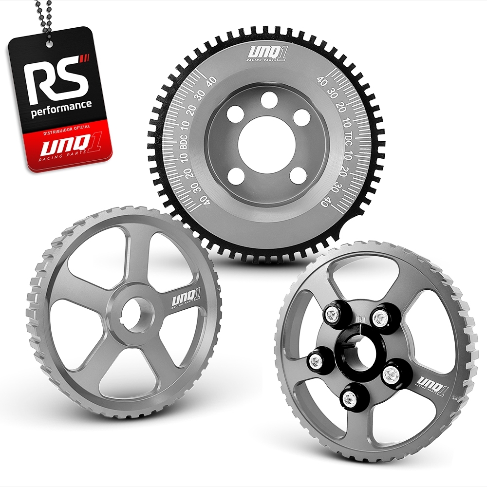 Jogo De 3 Polias Para Motor Ap 8v Billet Linha Street
