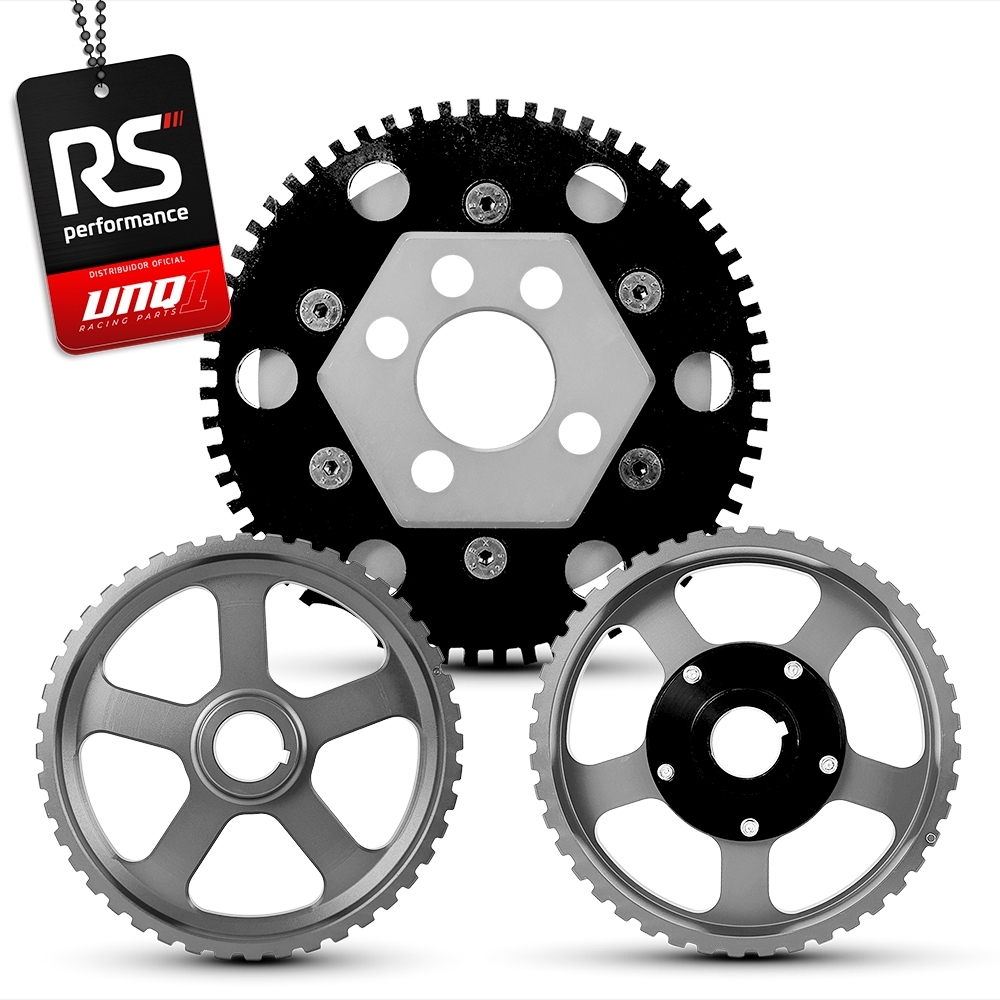 Jogo De 3 Polias Para Motor Ap 8v Billet Linha Street