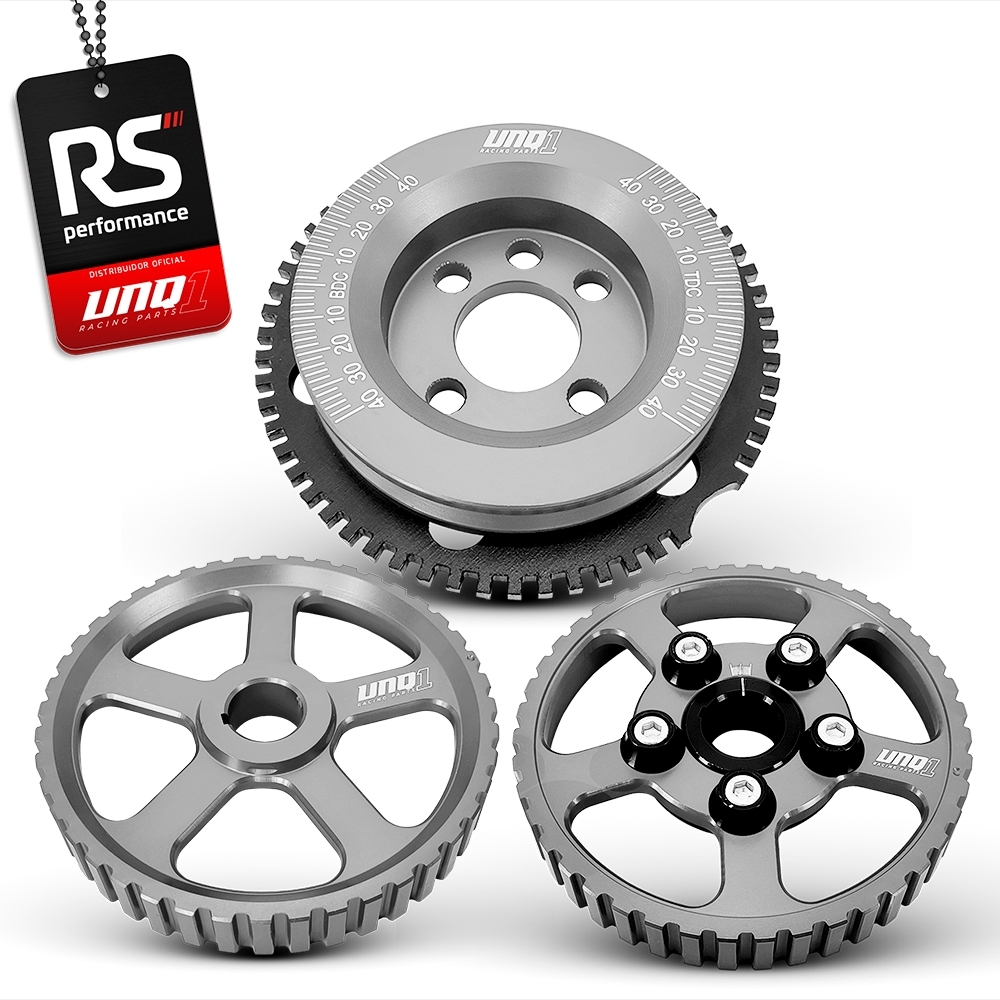 Jogo De 3 Polias Para Motor Ap 8v Billet Linha Street