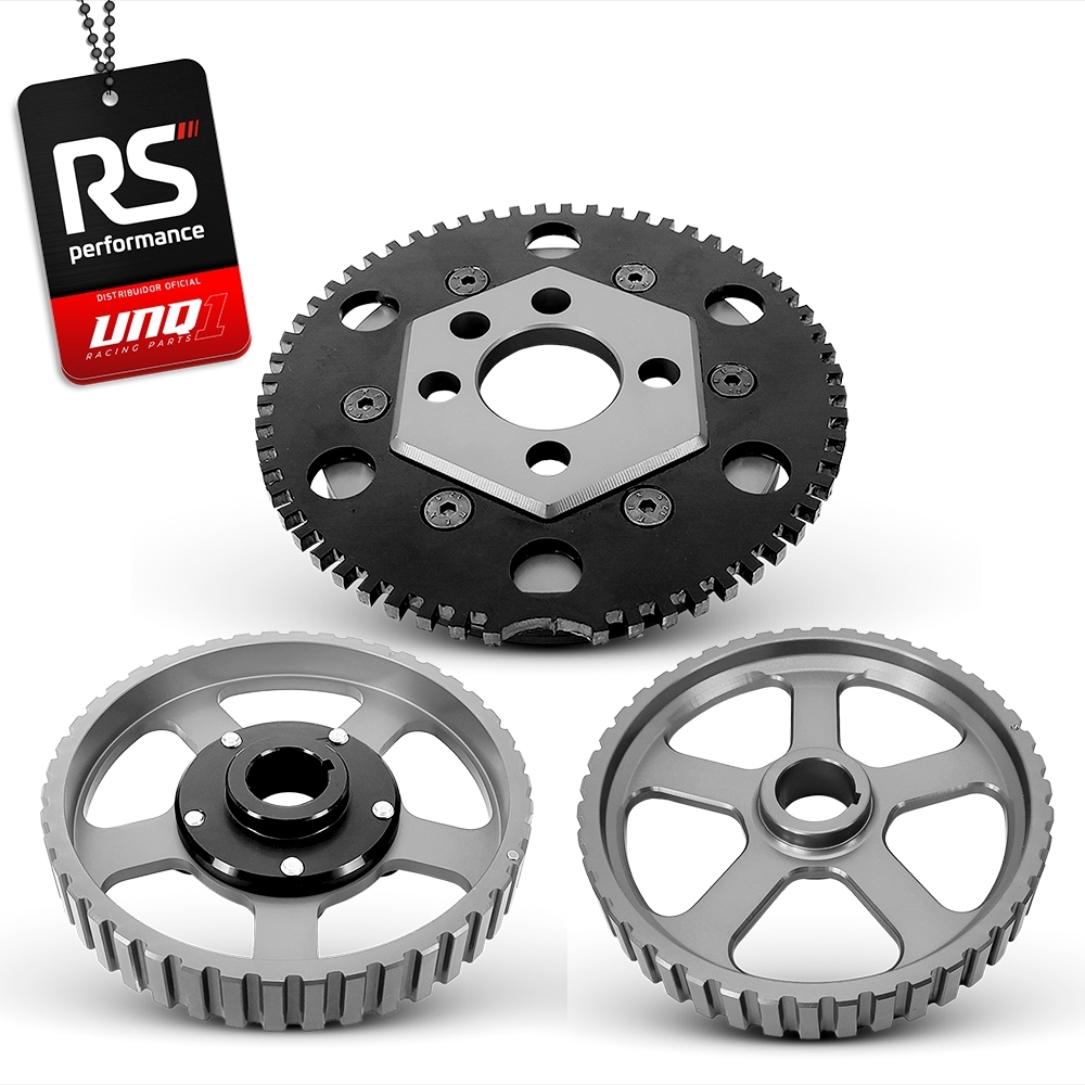 Jogo De 3 Polias Para Motor Ap 8v Billet Linha Street