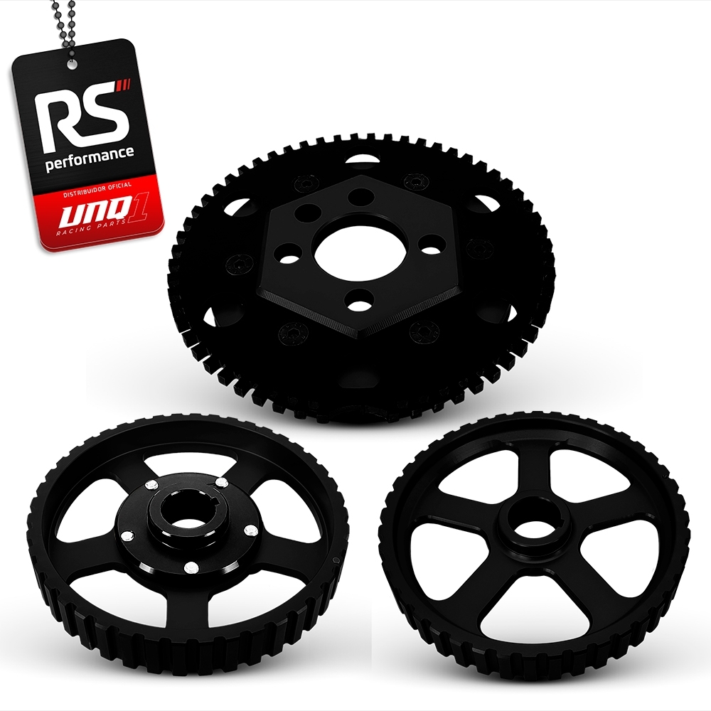Jogo De 3 Polias Para Motor Ap 8v Billet Linha Street