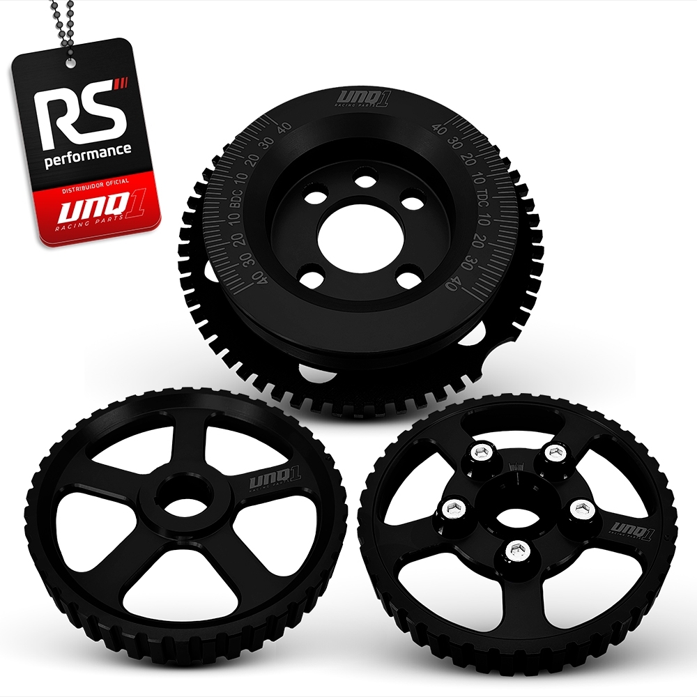 Jogo De 3 Polias Para Motor Ap 8v Billet Linha Street