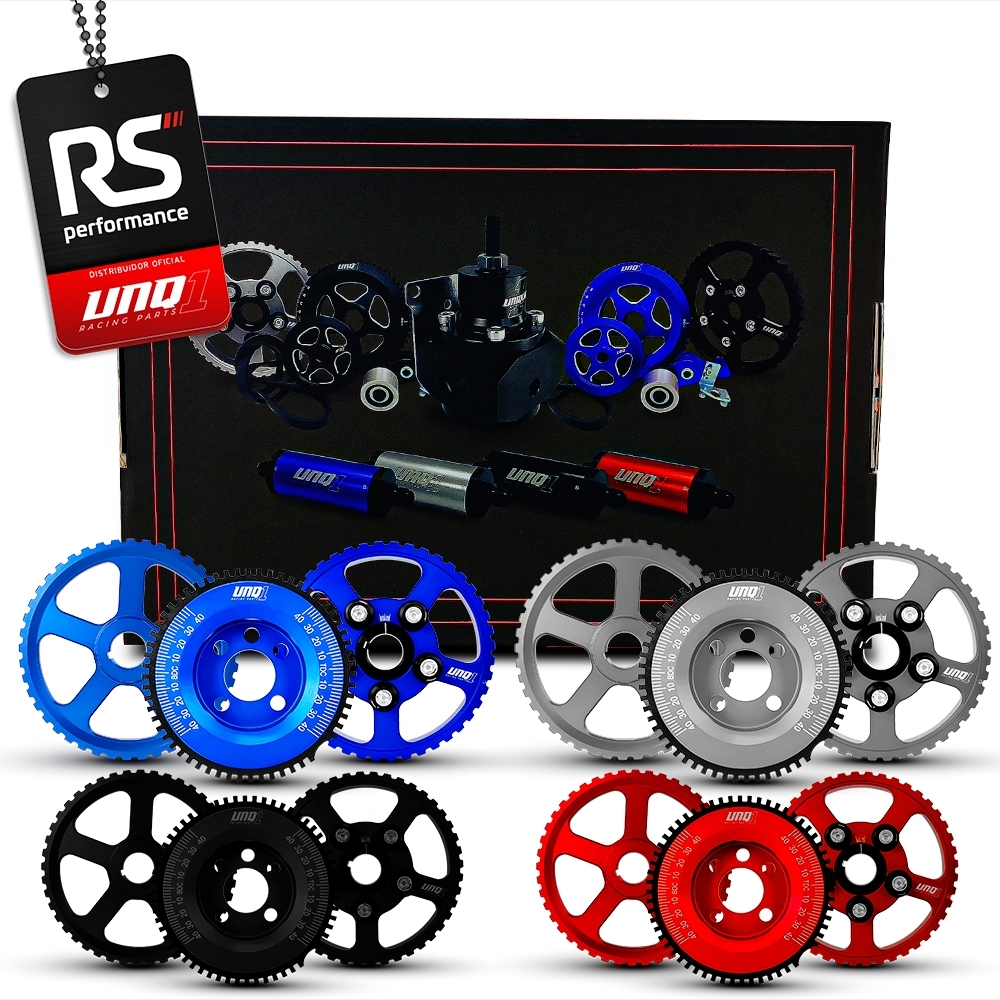 Jogo De 3 Polias Para Motor Ap 8v Billet Linha Street