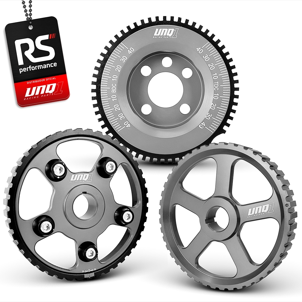 Jogo De 3 Polias Para Motor Ap 8v Billet Linha Competition