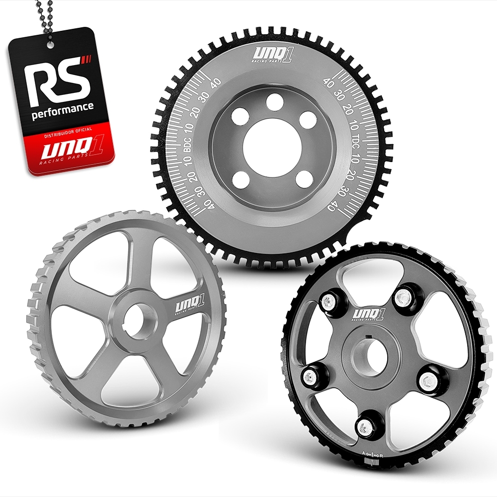 Jogo De 3 Polias Para Motor Ap 8v Billet Linha Competition