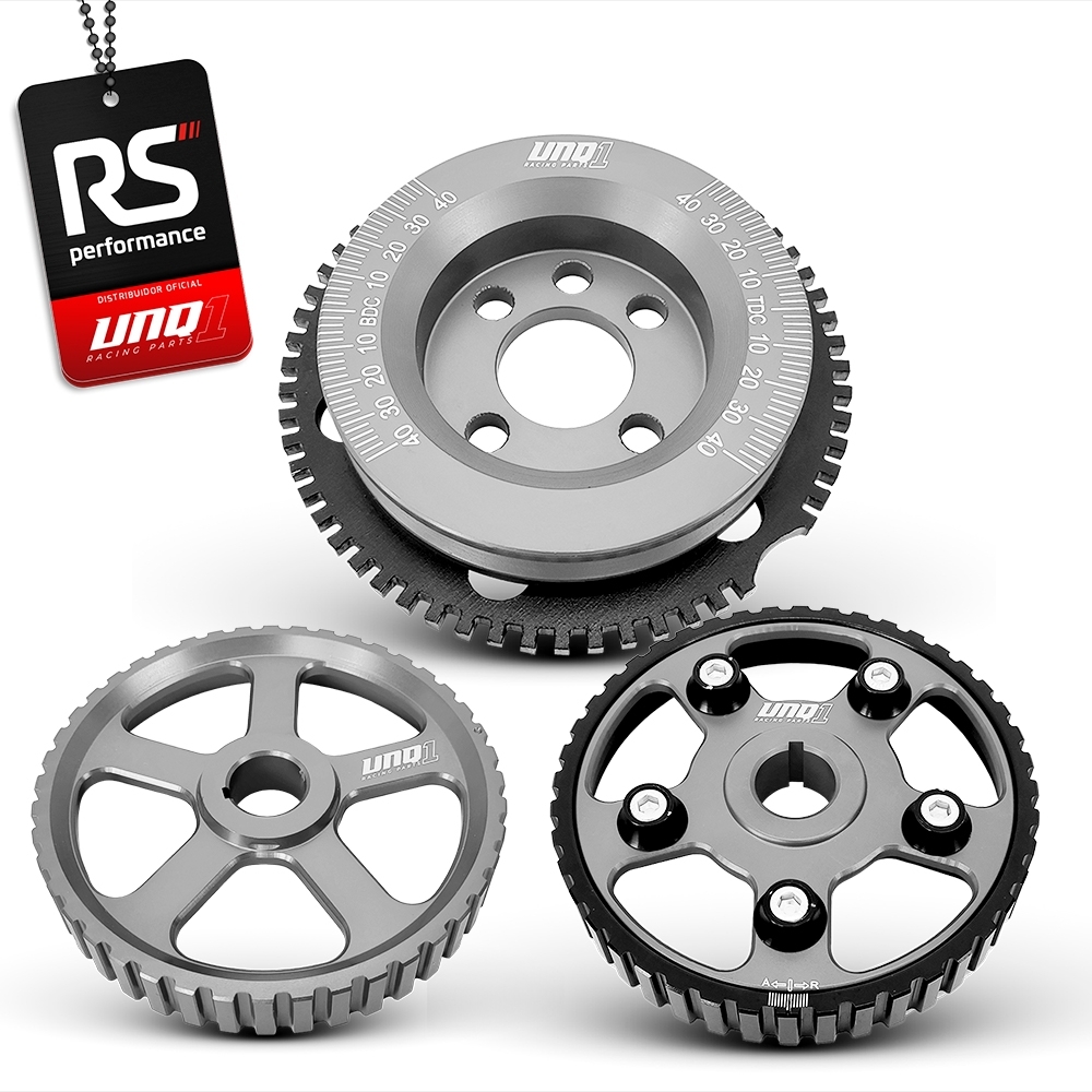Jogo De 3 Polias Para Motor Ap 8v Billet Linha Competition