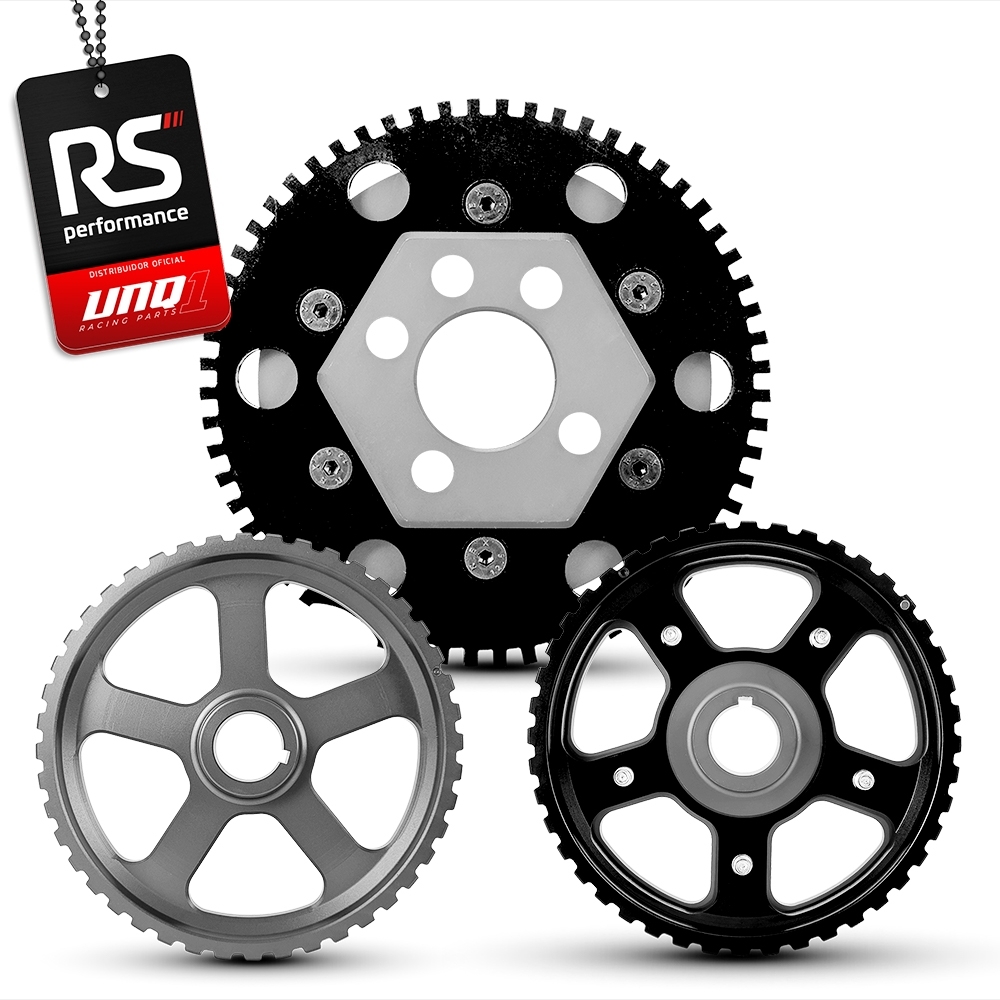 Jogo De 3 Polias Para Motor Ap 8v Billet Linha Competition