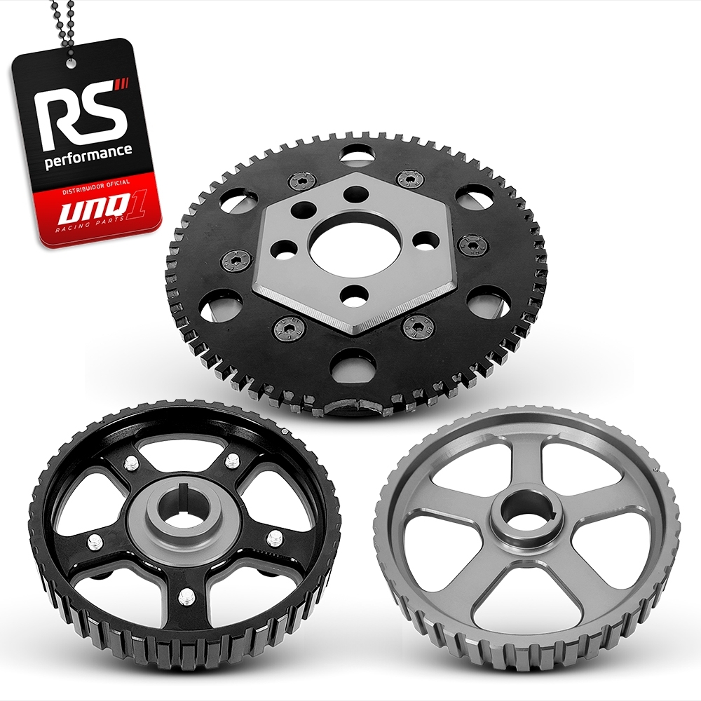 Jogo De 3 Polias Para Motor Ap 8v Billet Linha Competition
