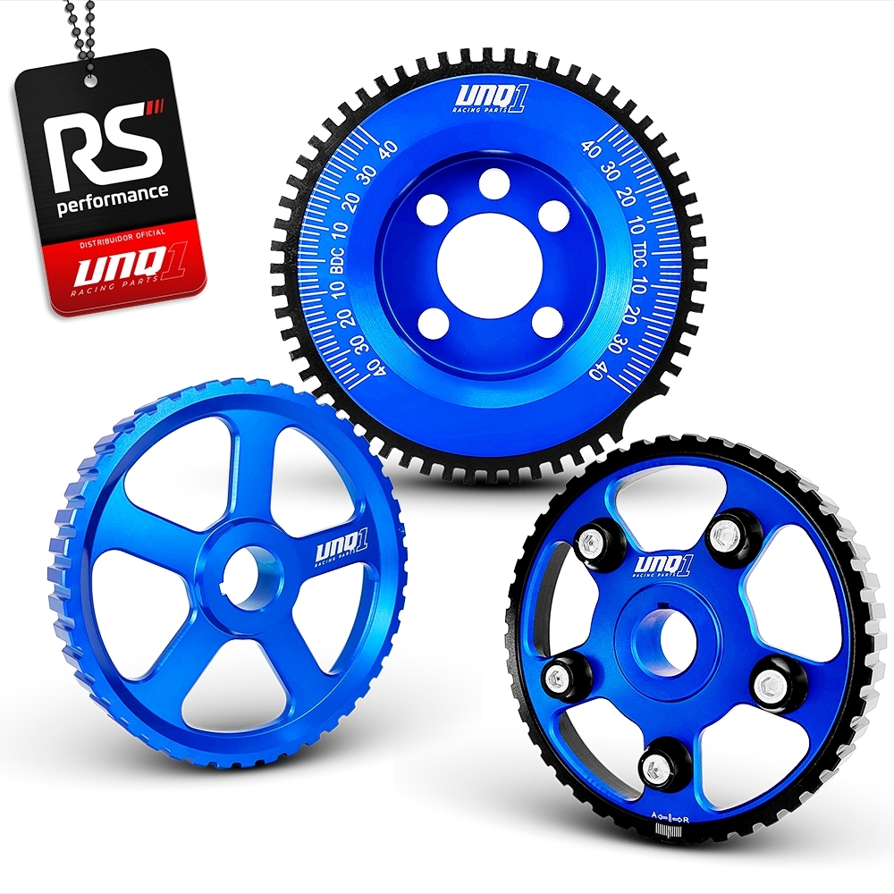 Jogo De 3 Polias Para Motor Ap 8v Billet Linha Competition