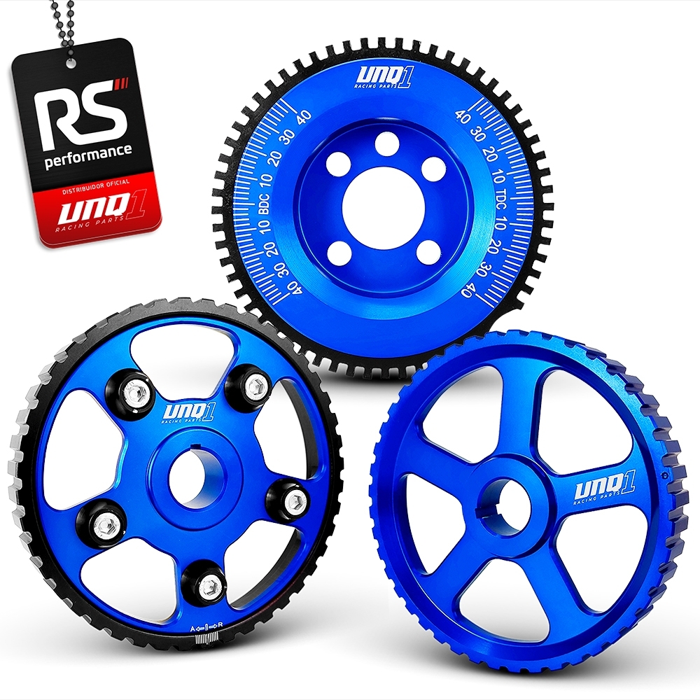 Jogo De 3 Polias Para Motor Ap 8v Billet Linha Competition