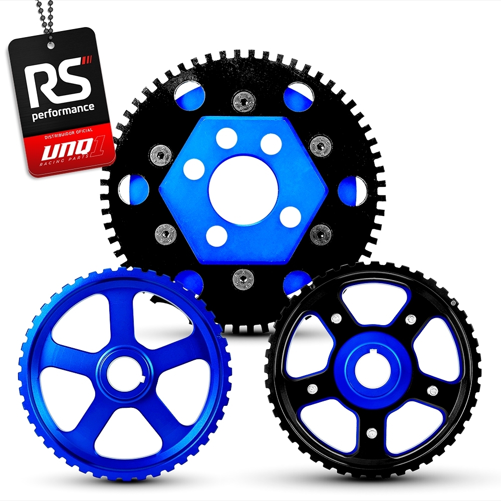 Jogo De 3 Polias Para Motor Ap 8v Billet Linha Competition