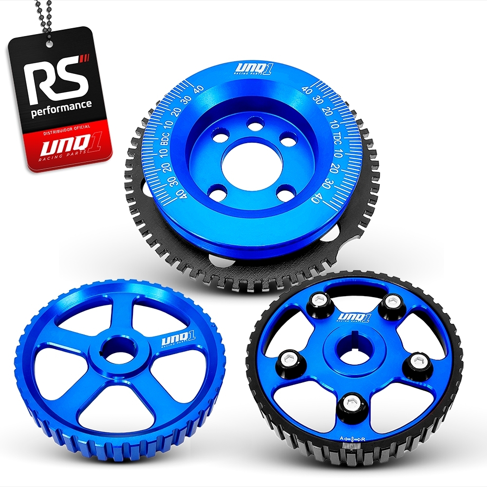 Jogo De 3 Polias Para Motor Ap 8v Billet Linha Competition