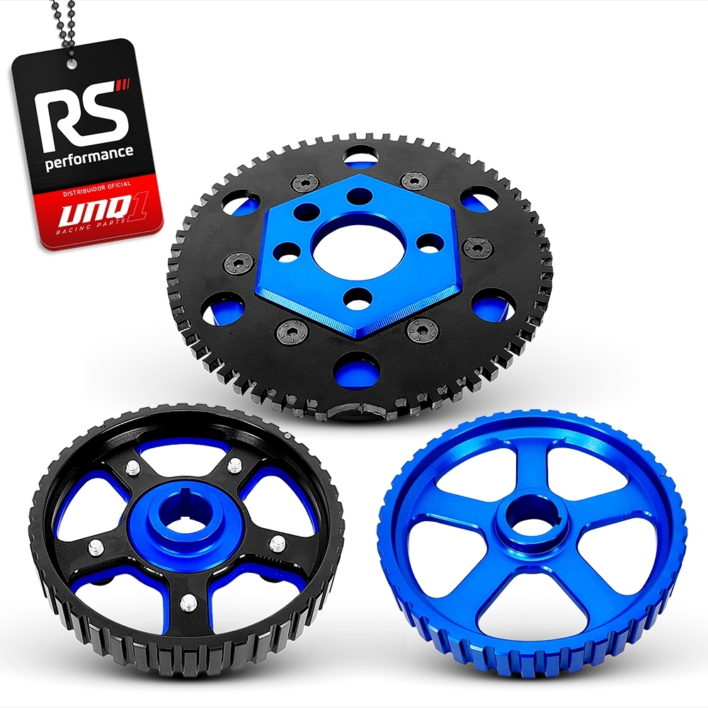 Jogo De 3 Polias Para Motor Ap 8v Billet Linha Competition