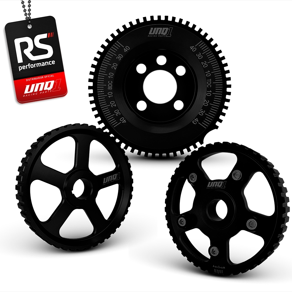 Jogo De 3 Polias Para Motor Ap 8v Billet Linha Competition