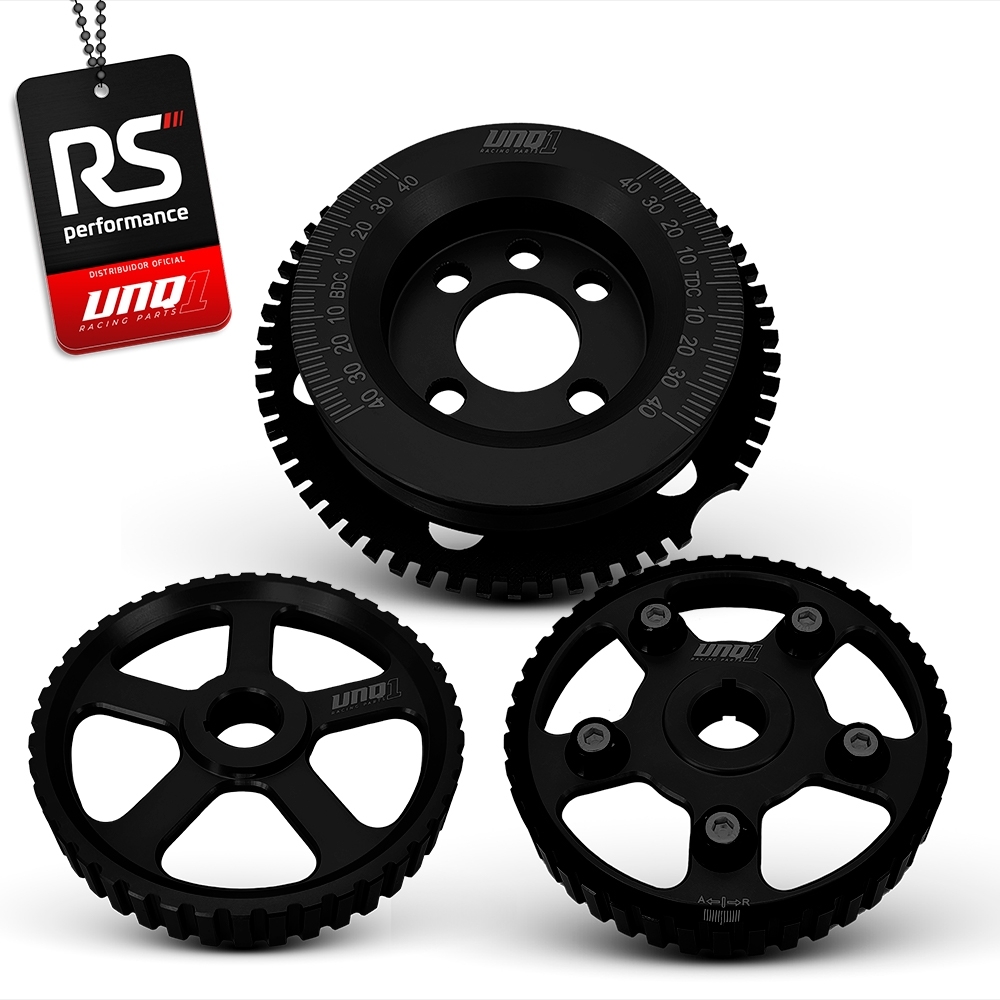 Jogo De 3 Polias Para Motor Ap 8v Billet Linha Competition