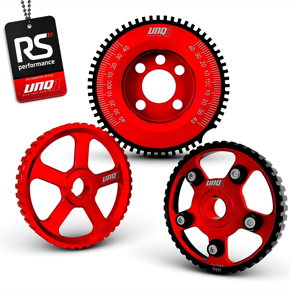Jogo De 3 Polias Para Motor Ap 8v Billet Linha Competition