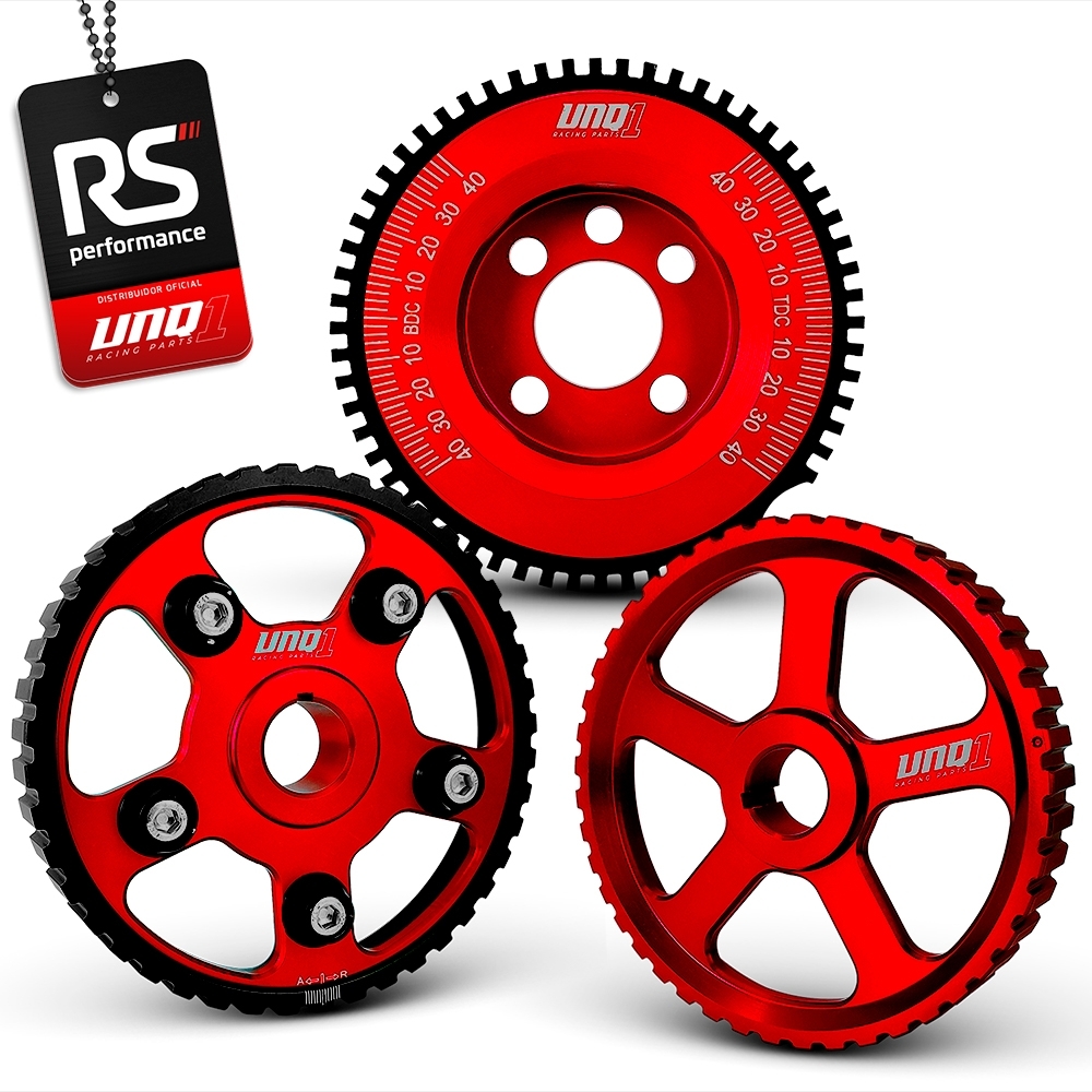 Jogo De 3 Polias Para Motor Ap 8v Billet Linha Competition