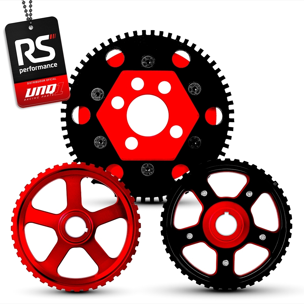 Jogo De 3 Polias Para Motor Ap 8v Billet Linha Competition