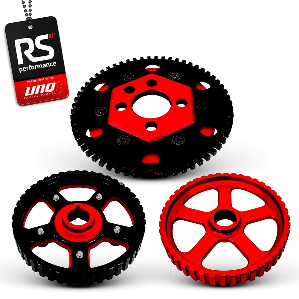Jogo De 3 Polias Para Motor Ap 8v Billet Linha Competition