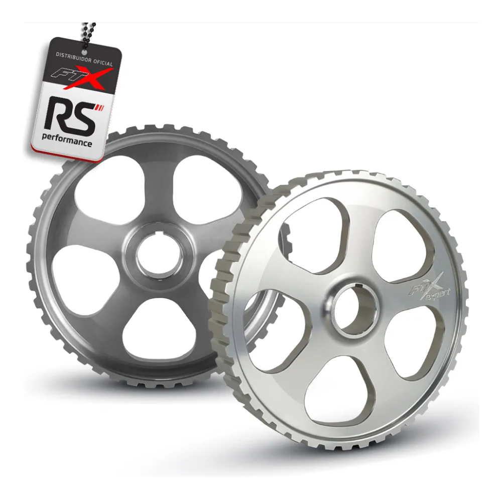 Jogo Polia Regulável Motor Ap 8v Alumínio Billet