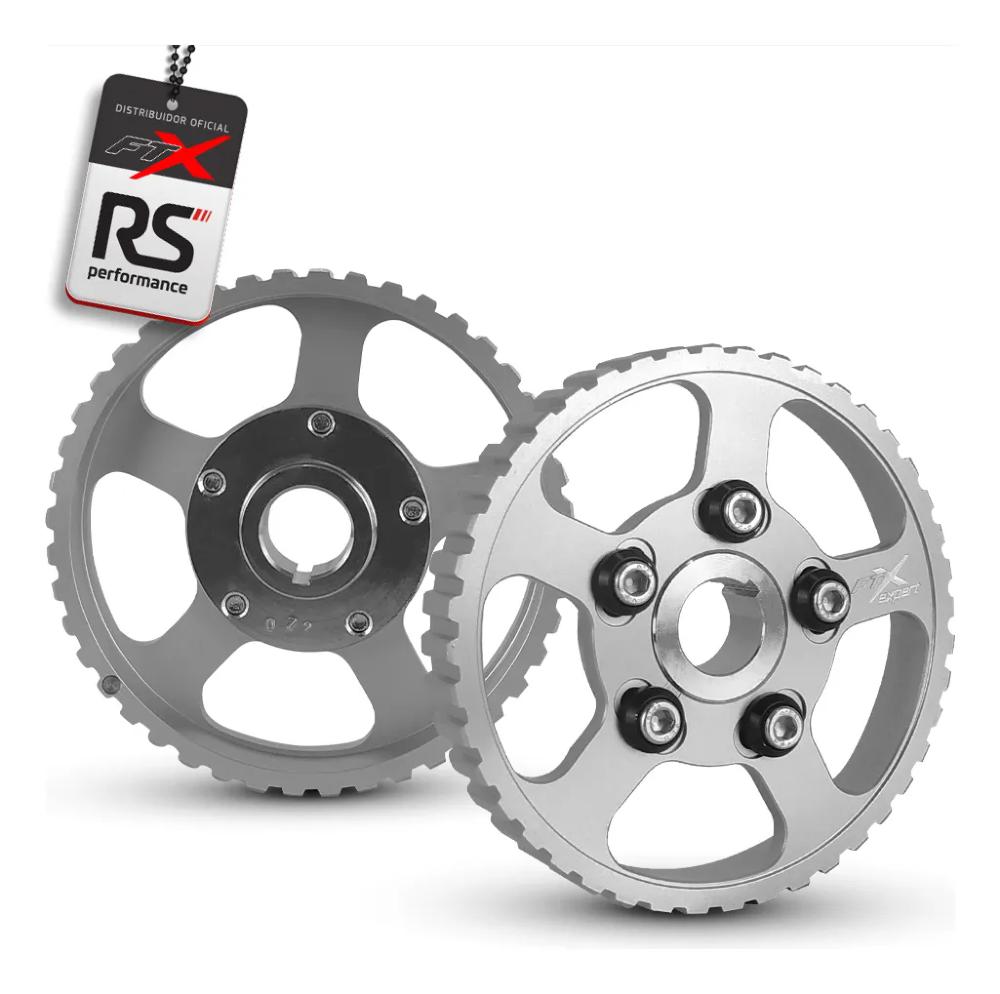 Jogo Polia Regulável Motor Ap 8v Alumínio Billet