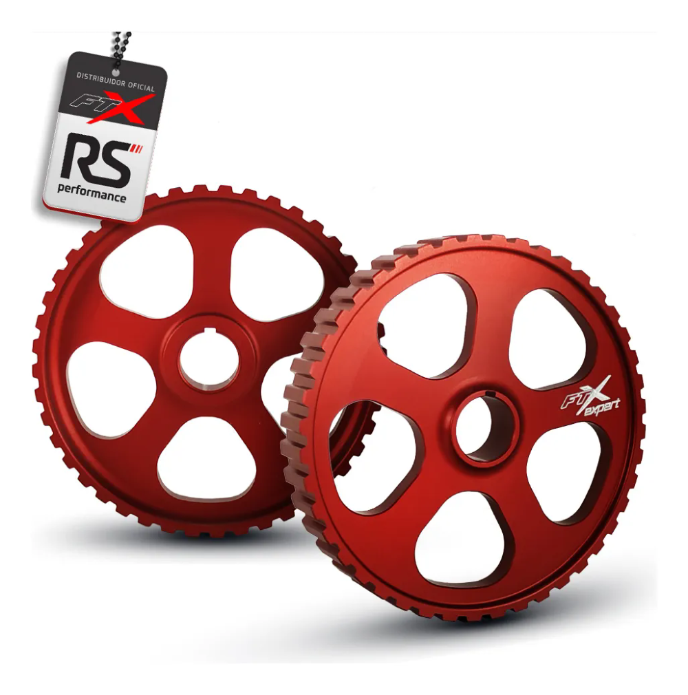 Jogo Polia Regulável Motor Ap 8v Alumínio Billet