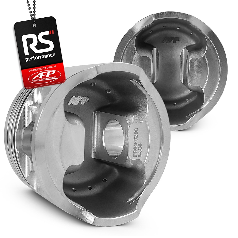 Jogo 4 Pistão Forjado AP 1.9 Turbo 8v Solid Forged Pino 22