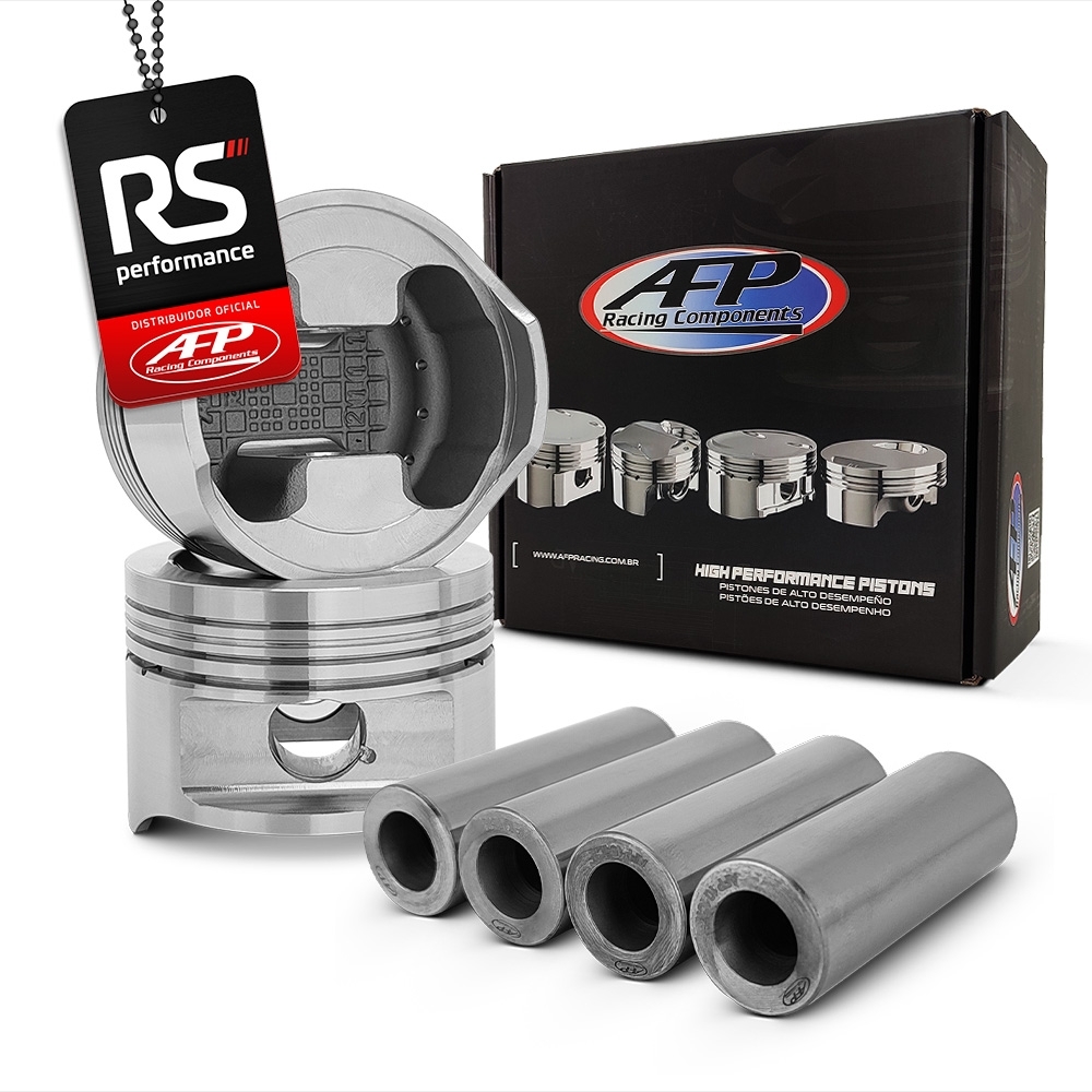 Kit 4 Pistão Forjado Vw / Audi 1.9T 20v + Pinos + Anéis